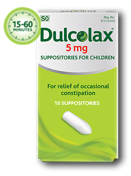 Dulcolax Laxative 5 mg Suppositories Package